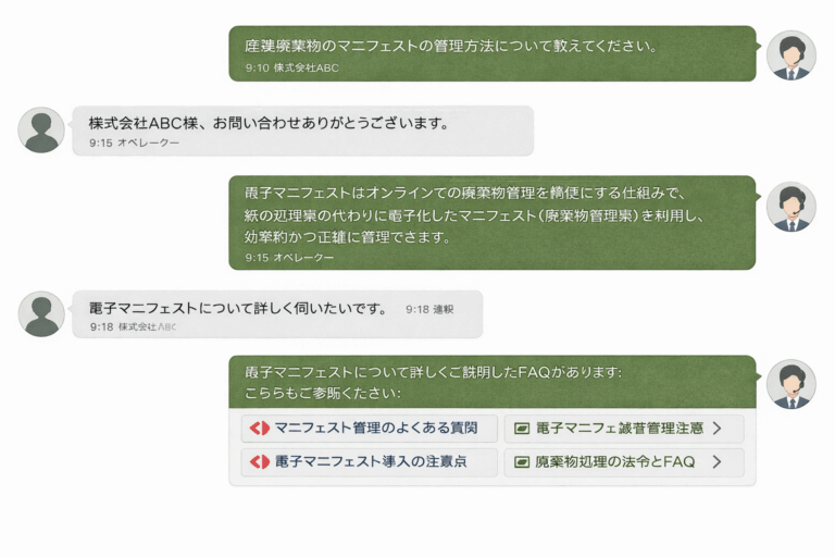 受付チャットシステム